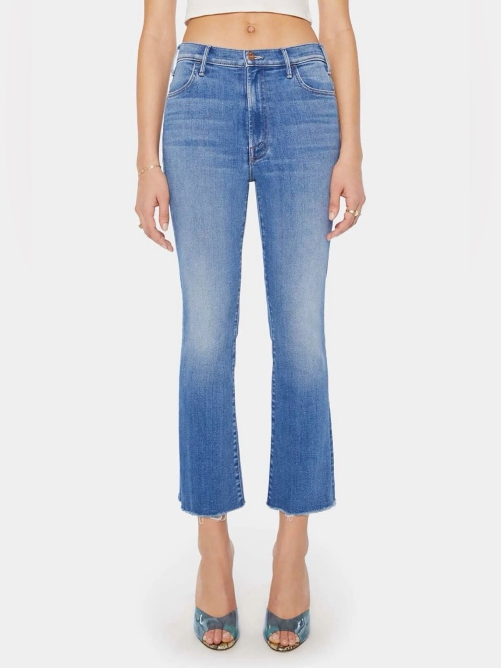 MOTHER The Hustler Ankle Fray Size 26 NWT